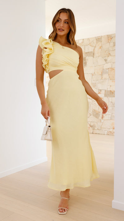 Load image into Gallery viewer, Amina Maxi Dress - Yellow
