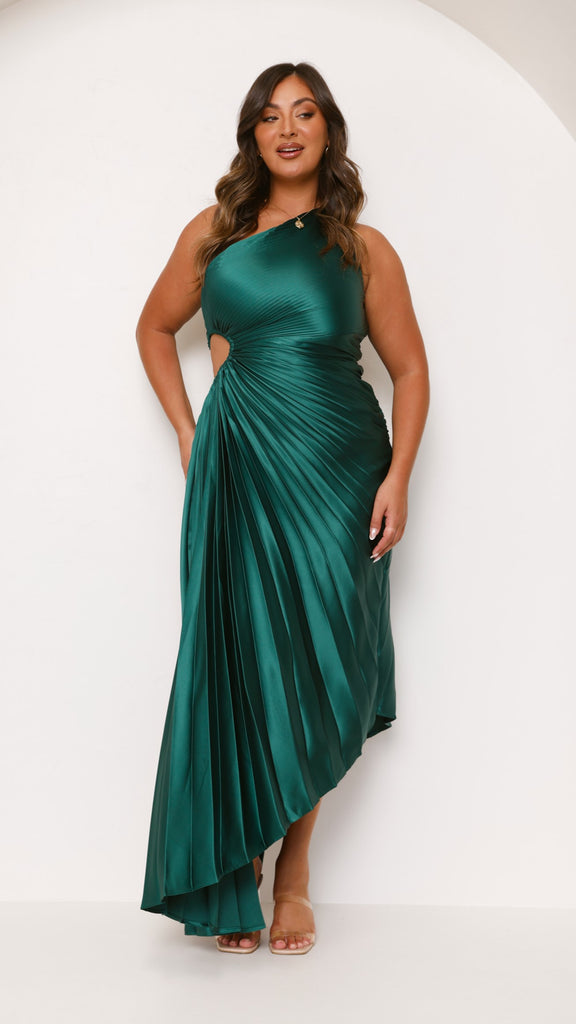 Olivia Maxi Dress - Forest Green - Billy J