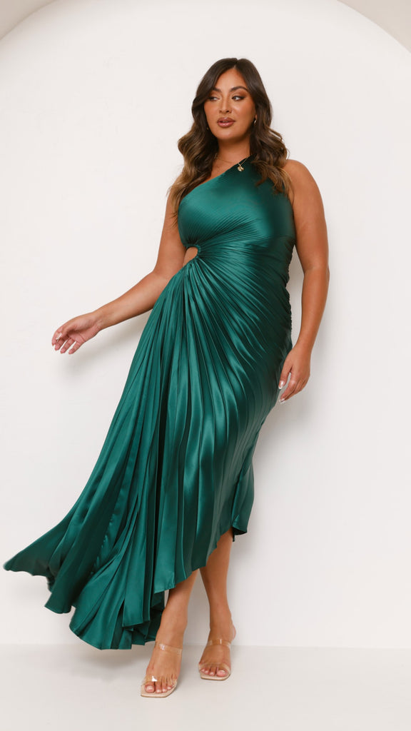 Olivia Maxi Dress - Forest Green - Billy J