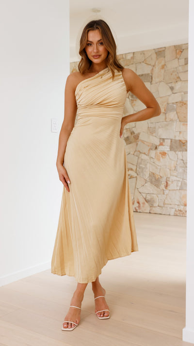 Load image into Gallery viewer, Marissa Maxi Dress - Yellow - Billy J
