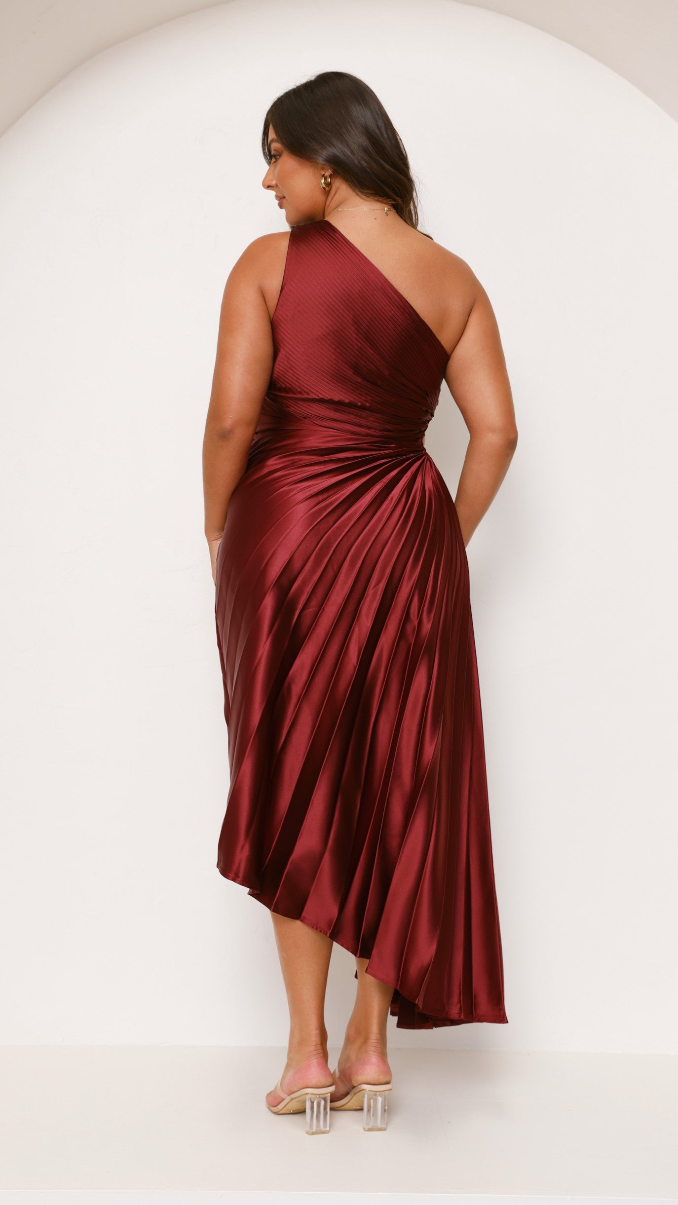 Olivia Maxi Dress - Wine - Billy J