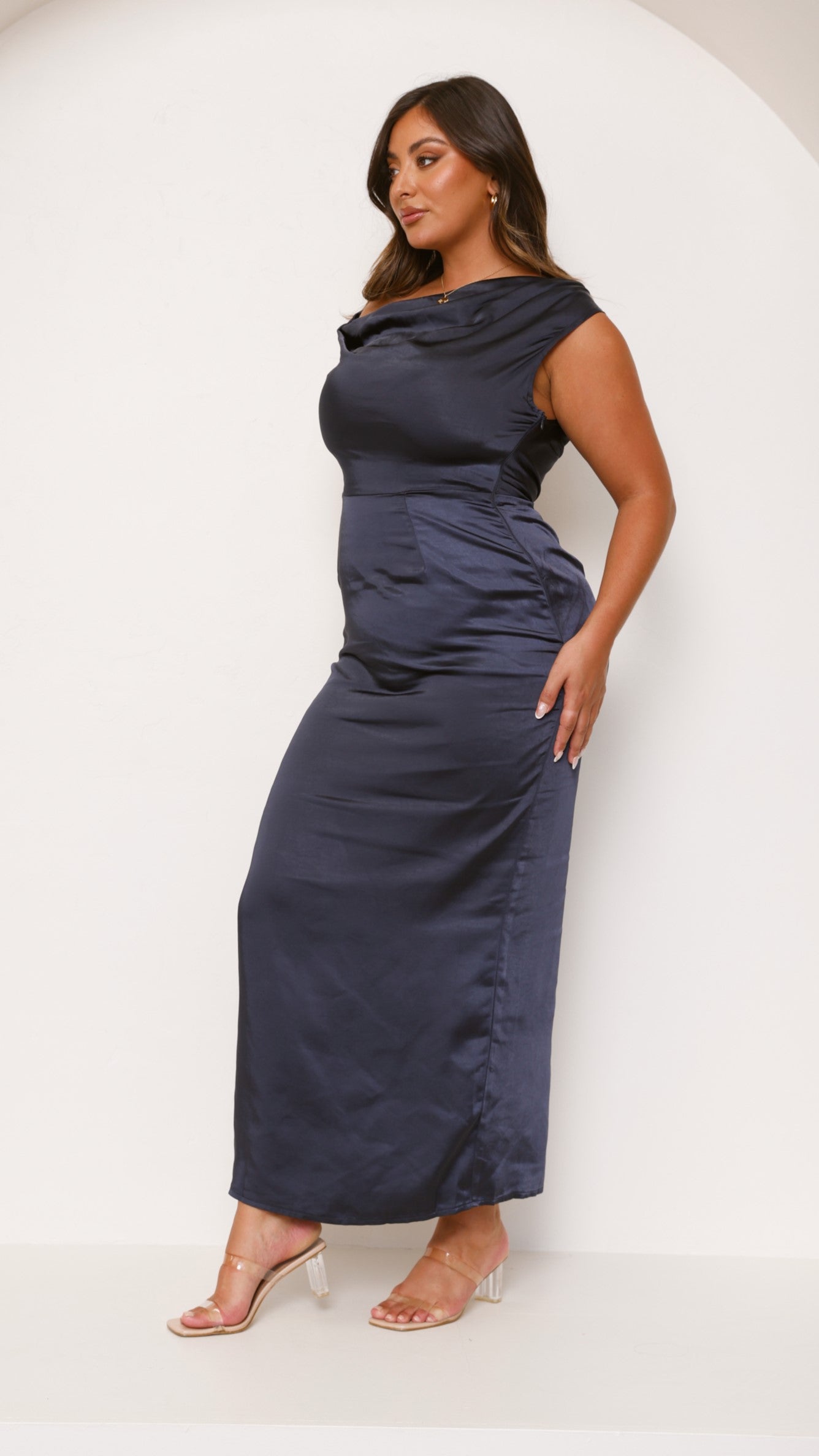 Harlowe Maxi Dress - Navy - Billy J