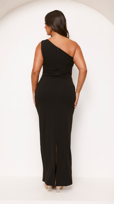 Load image into Gallery viewer, Cataleya Maxi Dress - Black - Billy J
