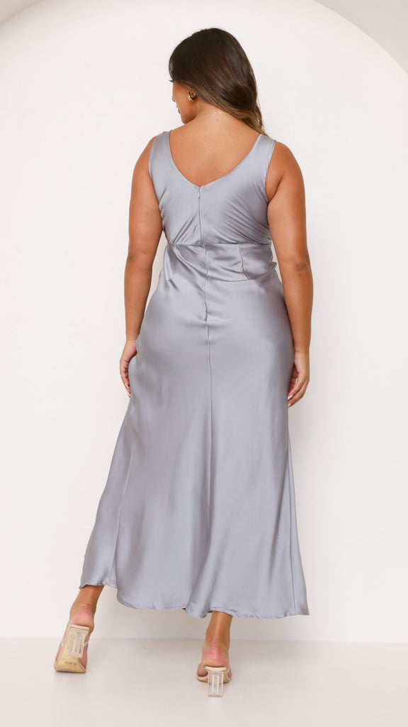 Taylor Maxi Dress - Steel Blue - Billy J