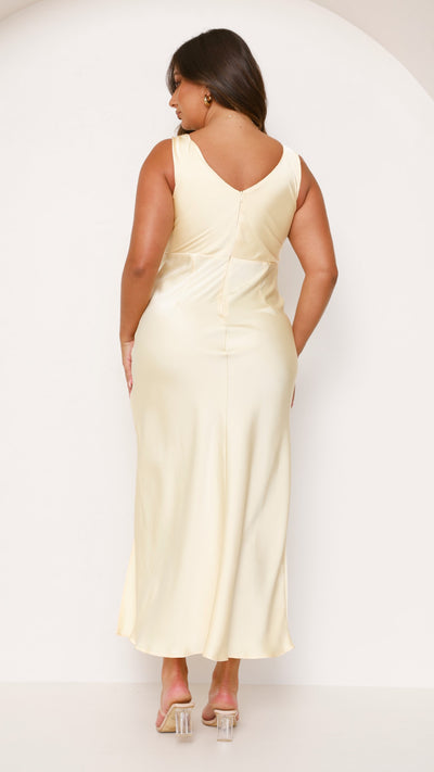 Load image into Gallery viewer, Taylor Maxi Dress - Yellow - Billy J
