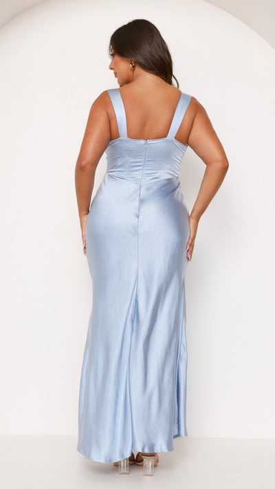 Load image into Gallery viewer, Sofia Maxi Dress - Blue - Billy J
