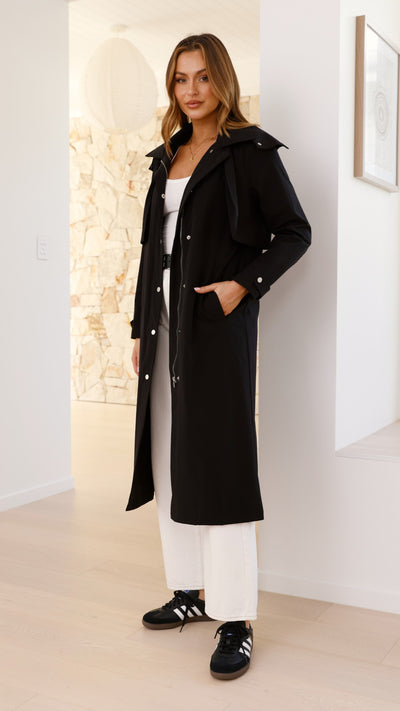 Load image into Gallery viewer, Hendrix Trench - Black
