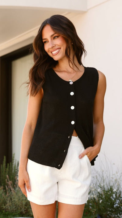 Load image into Gallery viewer, Cloe Top - Black - Billy J
