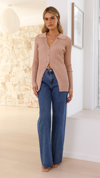 Load image into Gallery viewer, Darcy Knit Top - Mocha
