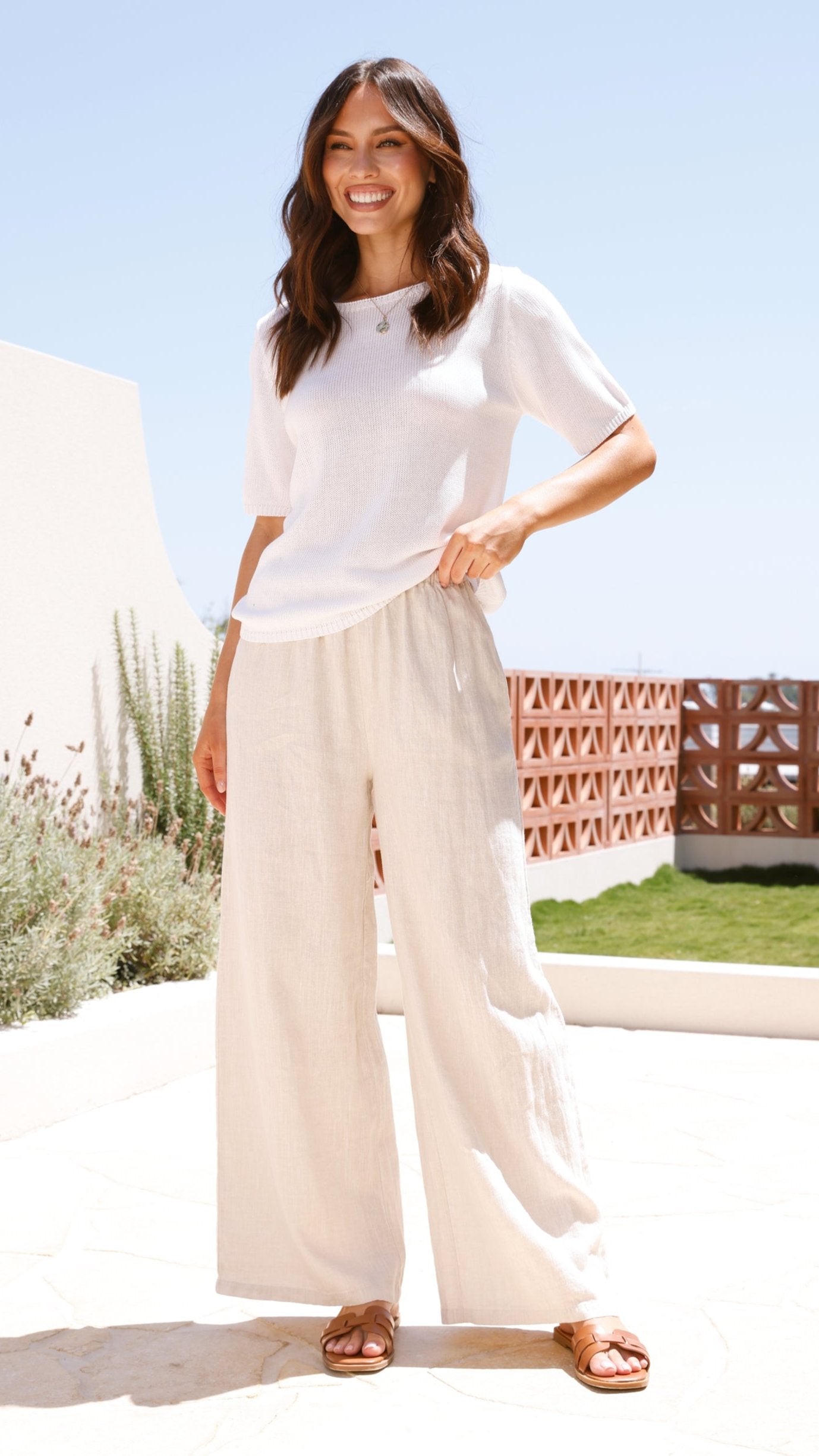Tara Pants - Natural - Billy J