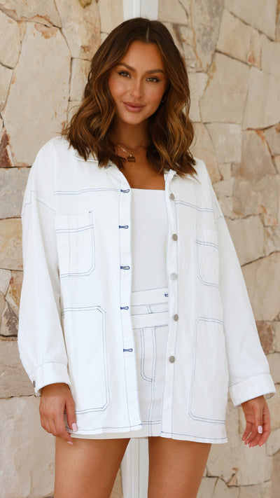 Load image into Gallery viewer, Lorelei Jacket - White
