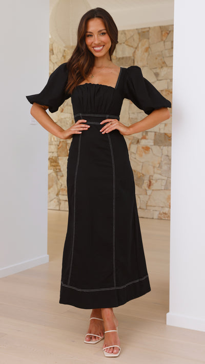 Load image into Gallery viewer, Jayde Maxi Dress - Black
