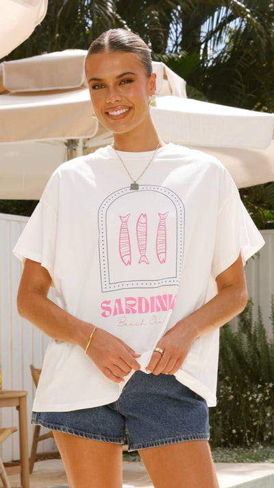 Load image into Gallery viewer, Sardinia Tee - White - Billy J
