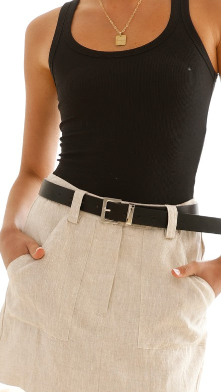 Valarae Belt - Black / Silver - Billy J