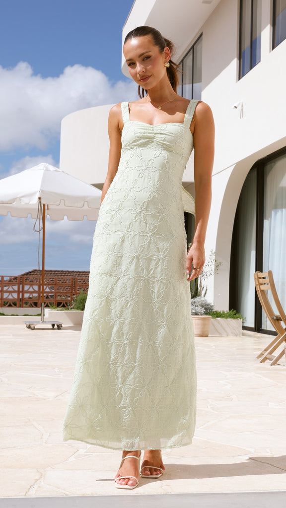 Gianna Maxi Dress - Sage Lace - Billy J