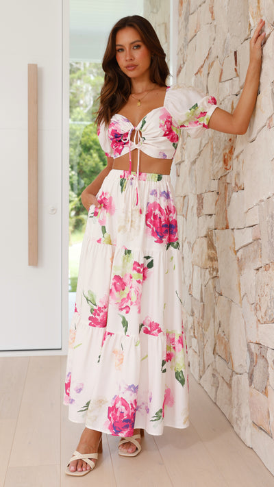 Load image into Gallery viewer, Jasmine Maxi Skirt - Sweet Floral - Billy J
