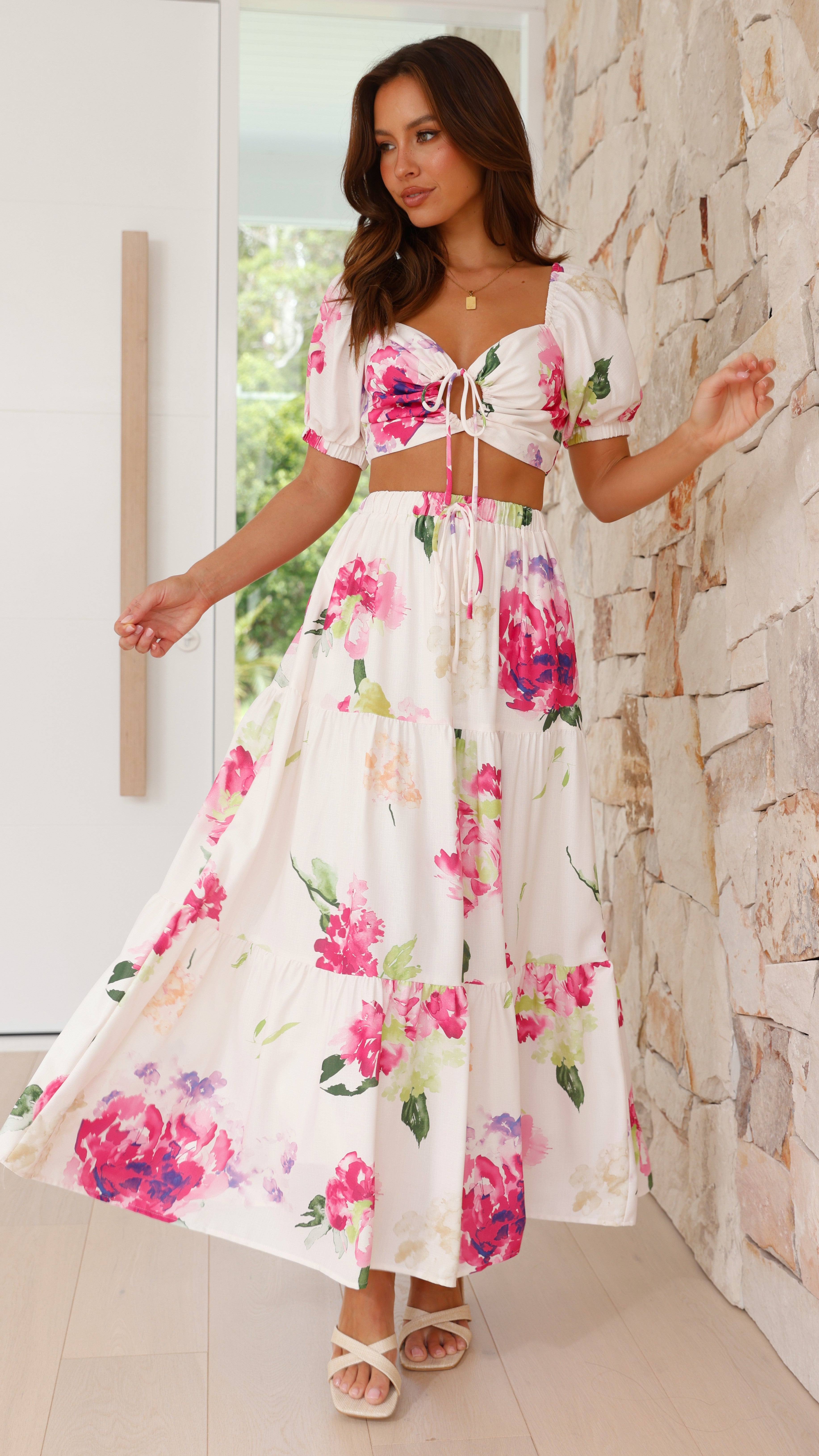 Jasmine Maxi Skirt - Sweet Floral