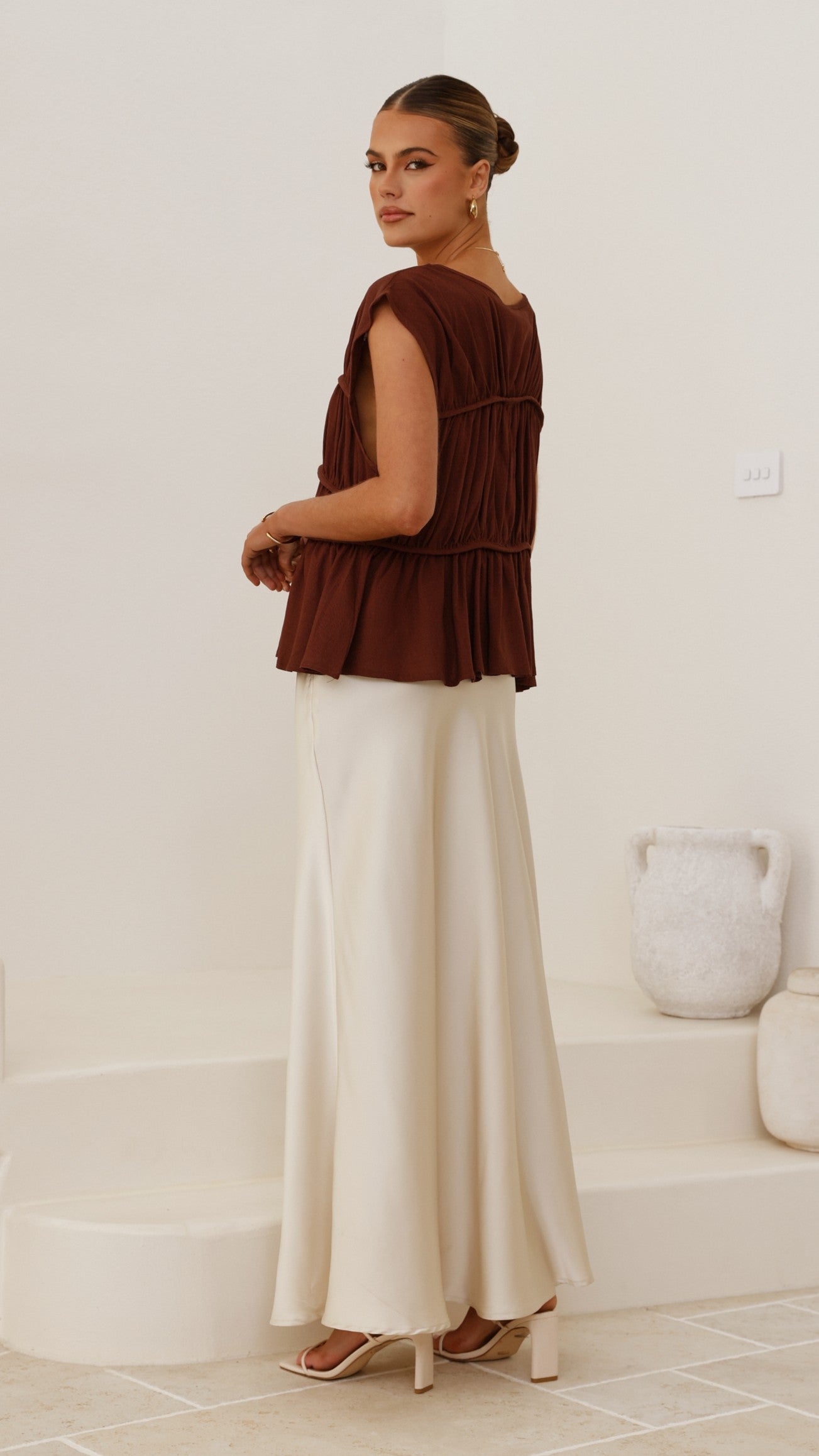 Liora Top - Chocolate - Billy J
