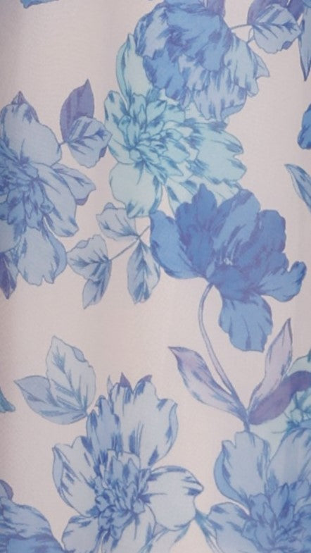 Galilhai Maxi Dress - Blue Floral