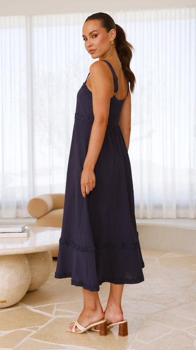 Load image into Gallery viewer, Raelynn Maxi Dress - Navy - Billy J
