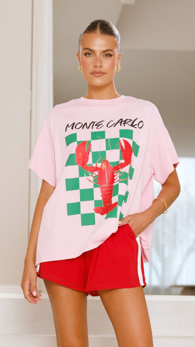 Load image into Gallery viewer, Monte Carlo Shirt and Shorts Set - Lobster - Billy J
