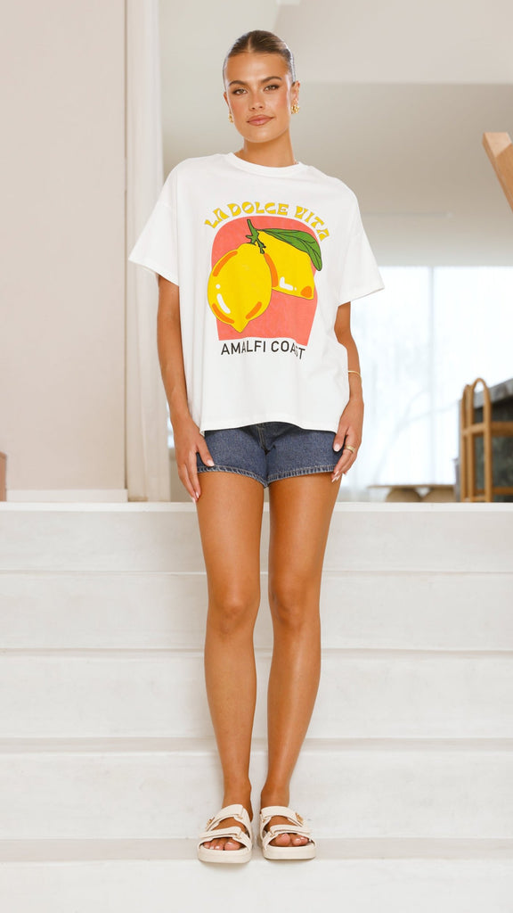 La Dolce Vita Tee - Lemon - Billy J