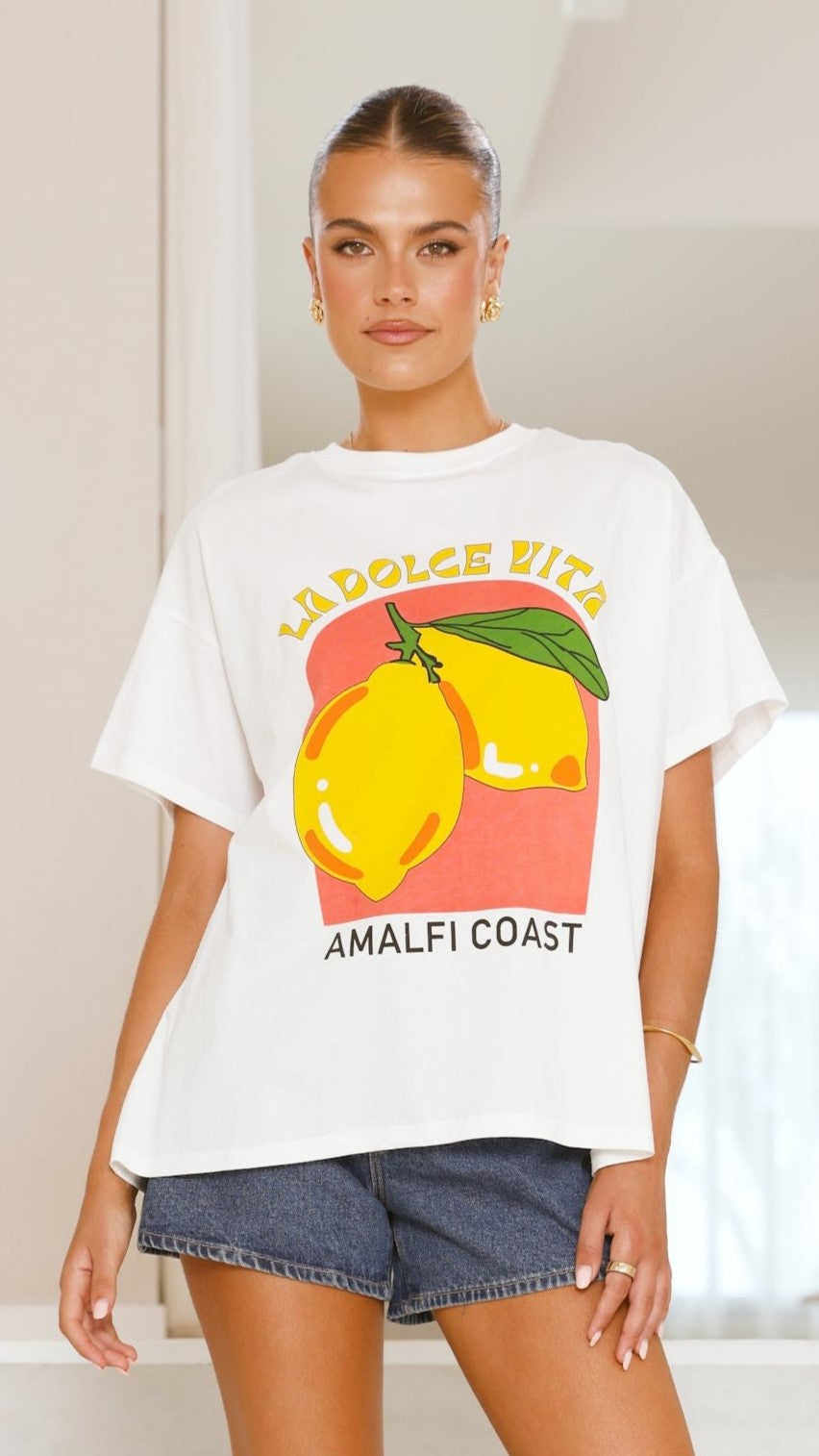 La Dolce Vita Tee - Lemon - Billy J