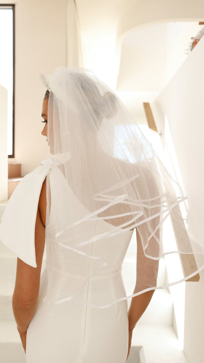 Load image into Gallery viewer, Bride To Be Veil - White - Billy J
