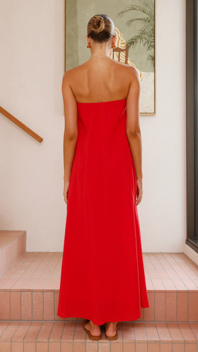 Load image into Gallery viewer, Connie Maxi Dress - Red - Billy J
