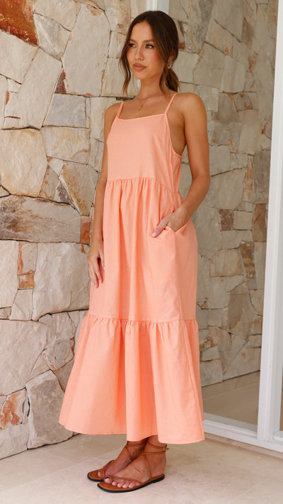 Load image into Gallery viewer, Nico Maxi Dress - Melon
