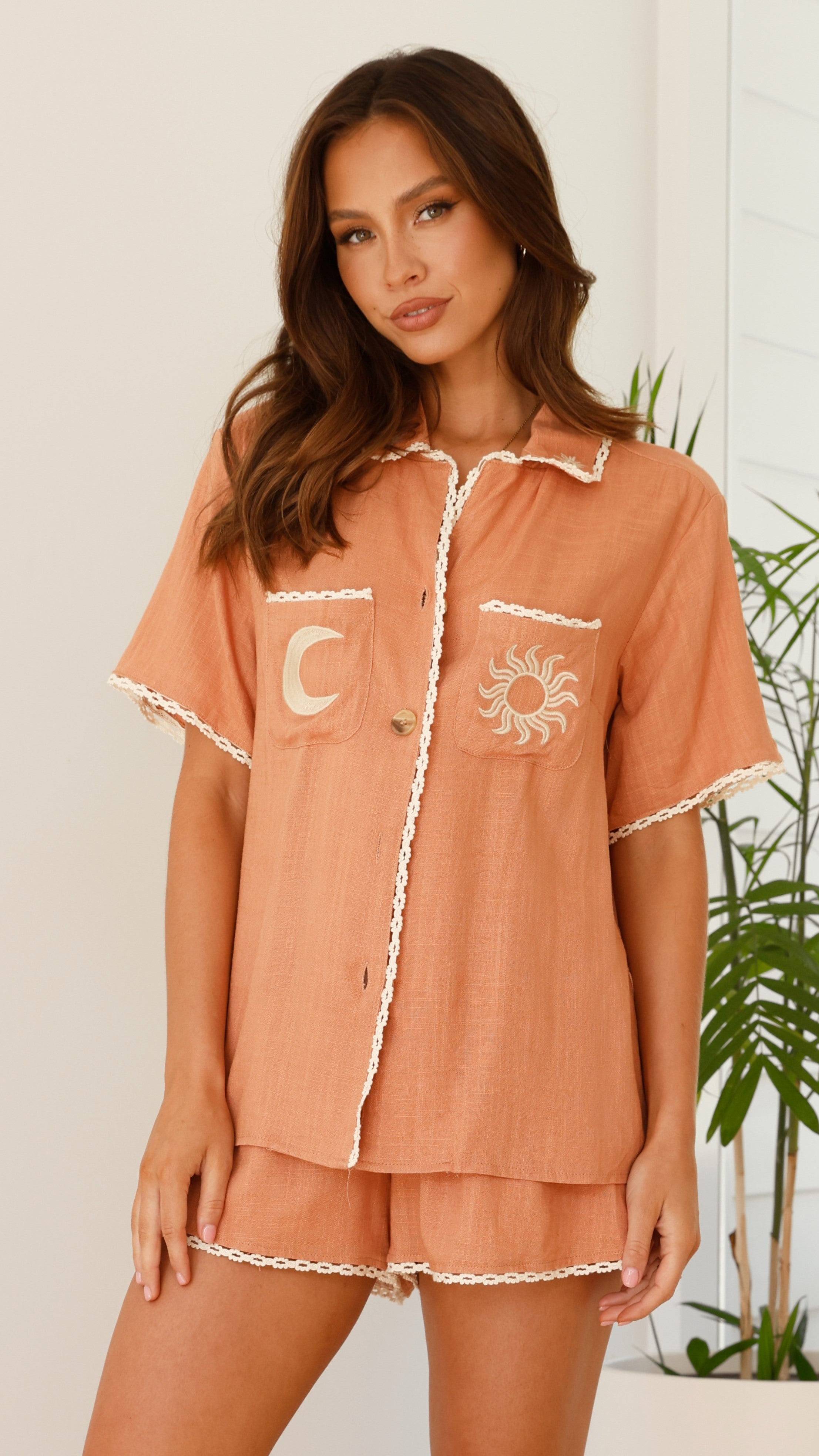 Valley Button Up Shirt - Clay