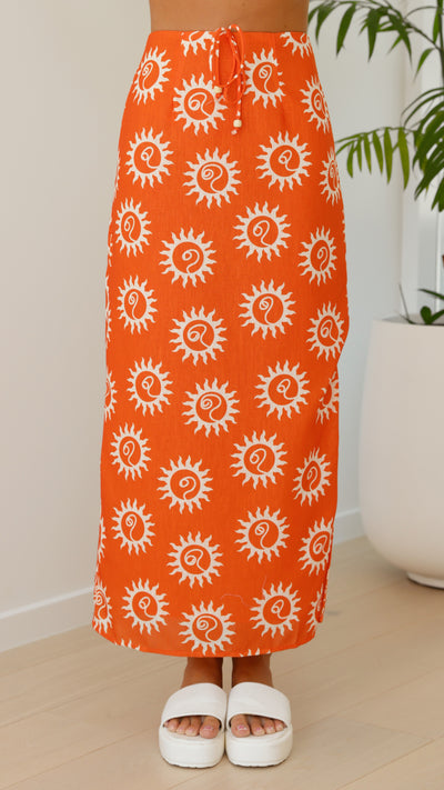 Load image into Gallery viewer, Vaiana Skirt - Orange
