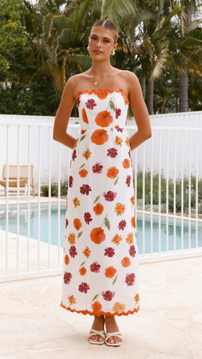 Load image into Gallery viewer, Palta Maxi Dress - Springtime Print - Billy J
