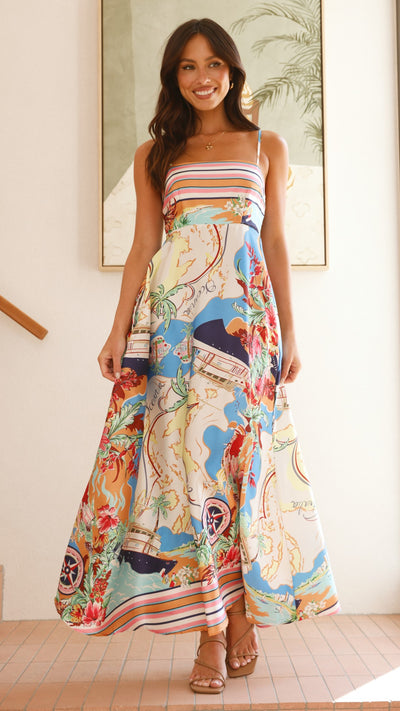 Load image into Gallery viewer, Jaylene Maxi Dress - Oceania - Billy J
