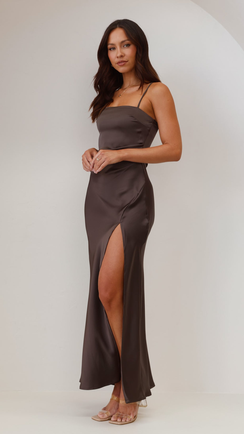 Ilana Maxi Dress - Espresso - Billy J