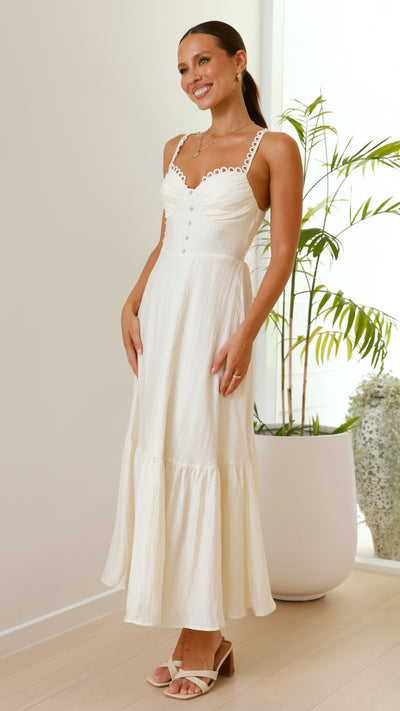 Load image into Gallery viewer, Beatrix Maxi Dress - Butter
