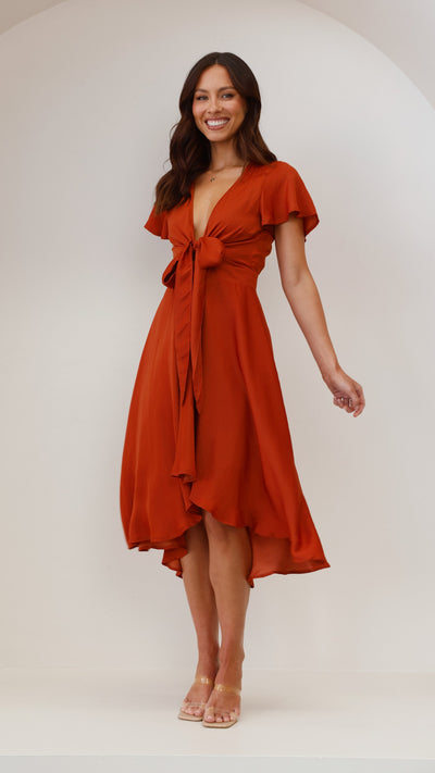 Load image into Gallery viewer, Sunny Daze Dress - Rust - Billy J
