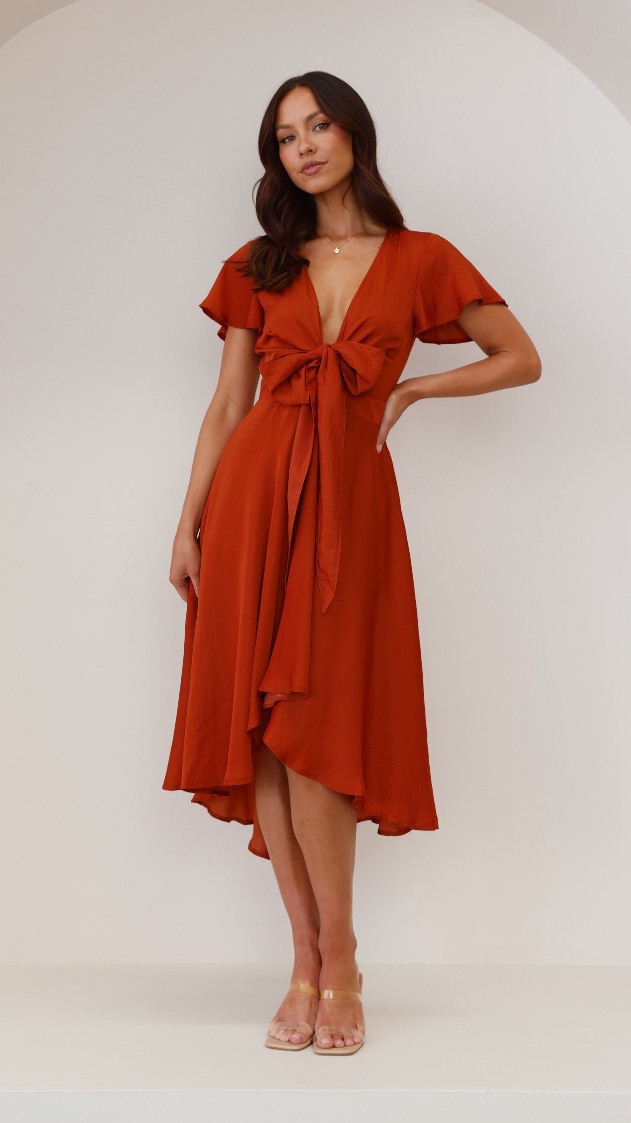 Sunny Daze Dress - Rust - Billy J