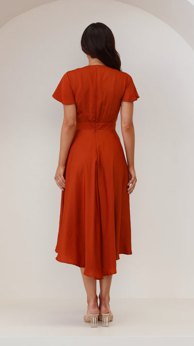 Load image into Gallery viewer, Sunny Daze Dress - Rust - Billy J
