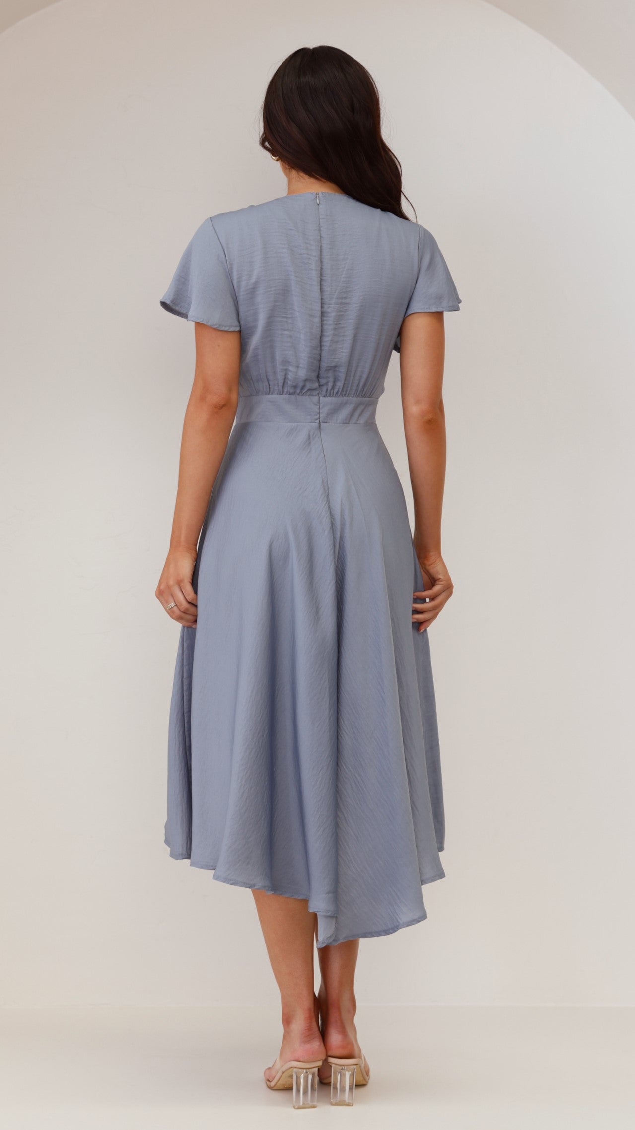 Sunny Daze Dress - Steel Blue - Billy J