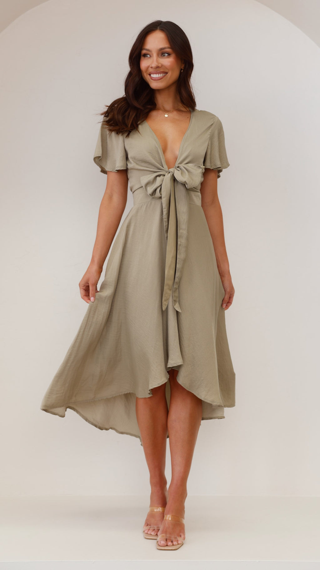 Sunny Daze Dress - Olive - Billy J