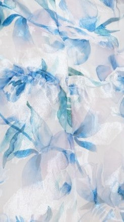 Helen Mini Dress - Blue Floral - Billy J