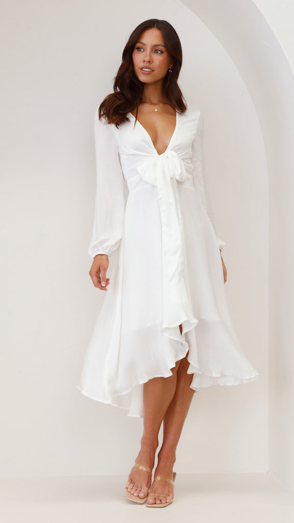 Starry Nights Dress - White - Billy J