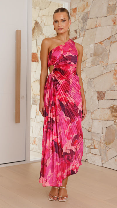 Load image into Gallery viewer, Laken Maxi Dress - Pink Floral - Billy J
