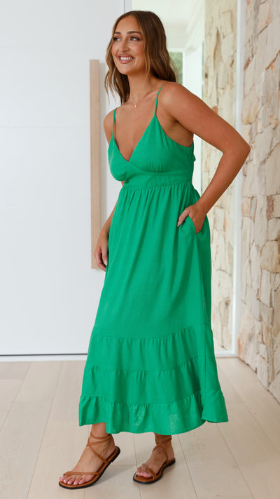 Load image into Gallery viewer, Addilyn Midi Dress - Green
