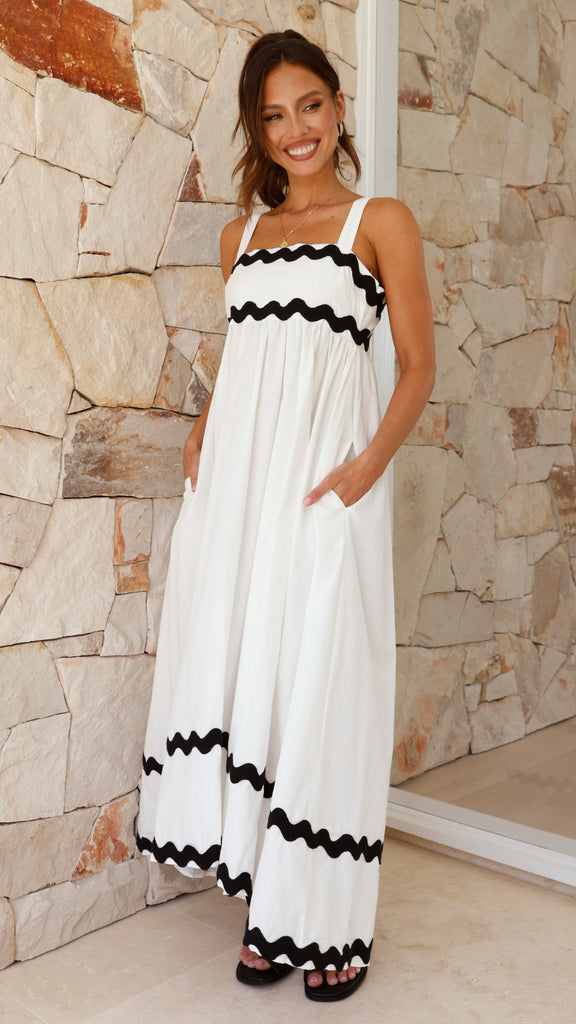 Ritina Maxi Dress - White