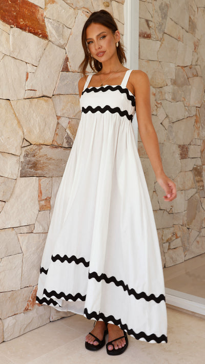 Load image into Gallery viewer, Ritina Maxi Dress - White
