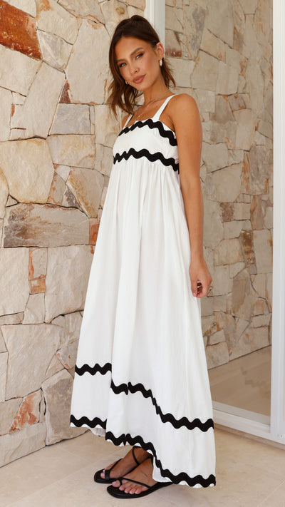 Load image into Gallery viewer, Ritina Maxi Dress - White - Billy J
