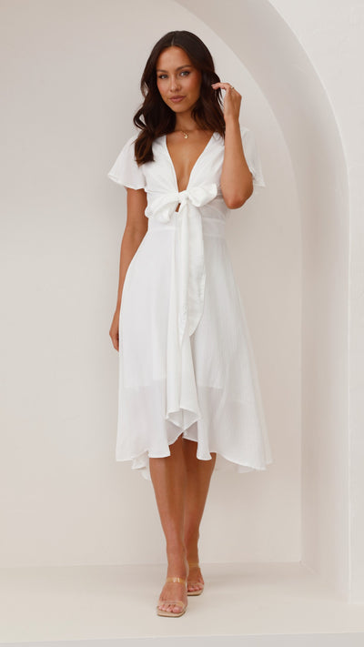 Load image into Gallery viewer, Sunny Daze Dress - White - Billy J
