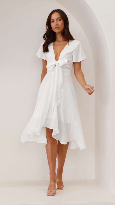 Load image into Gallery viewer, Sunny Daze Dress - White - Billy J
